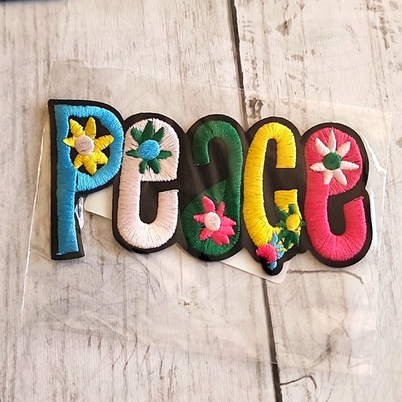 Boho Gypsy Sisters Accessories - Peace Iron On Patch